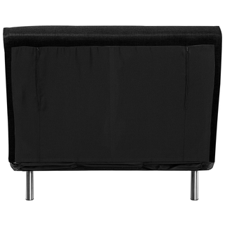 Sofa Bed Black Fabric Upholstery Single Sleeper Fold Out Chair Bed Beliani - Sofa In Store