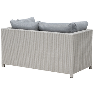 5 Piece Garden Sofa Set | Synthetic Rattan | Beige & Grey | Loveseat & Armchairs | Outdoor Patio Set - Sofa In Store