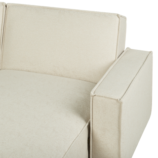 Corner Sofa Bed Grey Fabric Upholstered 3 Seater Left Hand L-Shaped Bed Beliani - 164425 - Sofa In Store