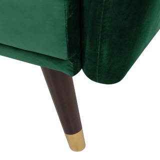 Sofa Bed Green Sleeper Convertible Velvet Upholstery Elegant Glam Modern Living Room Bedroom Beliani