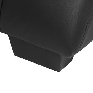 Chaise Lounge | Faux Leather | Black | Inbuilt Bluetooth Speaker & USB Charger | Tufted Upholstery - Sofa In Store