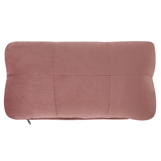 Chaise Lounge Pink Velvet Inbuilt Bluetooth Speaker USB Charger Modern Design Curved 1 Person Sofa Living Room Beliani