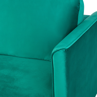 Sofa Bed Green Velvet 3 Seater Storage Compartment Removable Cushions Modern Beliani - Sofa In Store