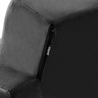 Sofa Bed Black Velvet Tufted Fabric Modern Living Room Modular 3 Seater Gold Legs Track Arm Beliani - Sofa In Store