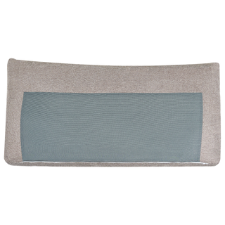 Right Hand Corner Sofa Bed Taupe Fabric Polyester Upholstered 3 Seater L-Shaped Bed with Cushions Sleeping Function Modern Style Living Room Beliani - Sofa In Store