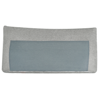 Right Hand Corner Sofa Bed Grey Fabric Polyester Upholstered 3 Seater L-Shaped Bed with Cushions Sleeping Function Modern Style Living Room Beliani - Sofa In Store
