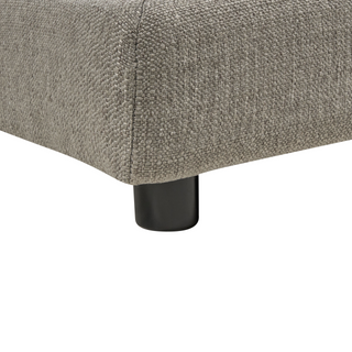 Corner Sofa Taupe Polyester Upholstery Modern U-Shaped 5 Seater with Ottomans Extra Throw Pillows Cushioned Backrest Beliani - Sofa In Store