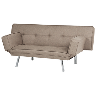 3 Seater Sofa Bed | Fabric | Brown | Armless Modern Design | Sofa In Store