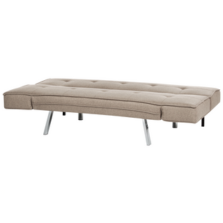 3 Seater Sofa Bed | Fabric | Brown | Armless Modern Design | Sofa In Store