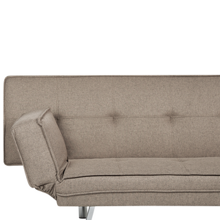 3 Seater Sofa Bed | Fabric | Brown | Armless Modern Design | Sofa In Store