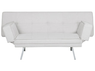 3 Seater Sofa Bed | Fabric | Light Grey | Armless Modern Design | 455815