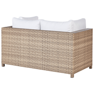 5 Piece Garden Sofa Set | Rattan | Beige | Loveseat with Cushions | Outdoor Collection - Sofa In Store