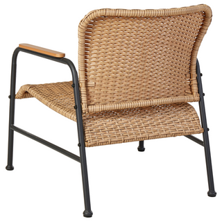 4 Seater Garden Sofa Set | Natural PE Rattan | Black | 2 Seater & 2 Armchairs | Coffee Table - Sofa In Store