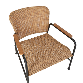 4 Seater Garden Sofa Set | Natural PE Rattan | Black | 2 Seater & 2 Armchairs | Coffee Table - Sofa In Store