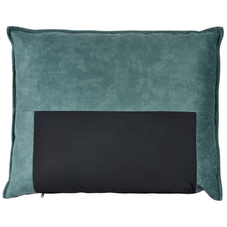 Corner Right Hand Sofa Teal Velvet Upholstery Wooden Legs Chaise Lounge Pillow Back Beliani