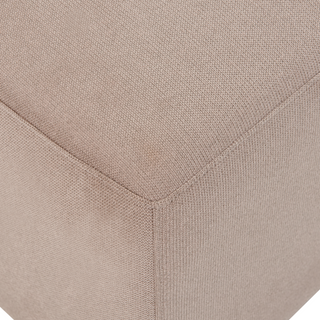 Corner Sofa Taupe Fabric Upholstered with Ottoman L-shaped Left Hand Orientation Beliani - Sofa In Store
