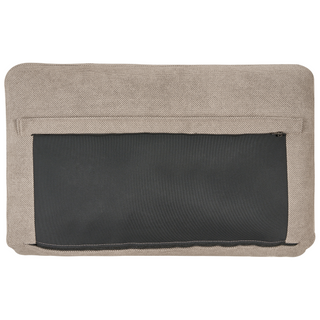 Sofa Bed Taupe Polyester Fabric Upholstered Sleeper Function Modern Living Room Beliani - Sofa In Store