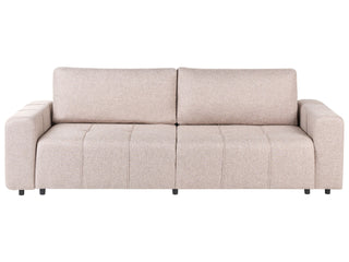3 Seater Sofa Bed | Fabric | Light Brown | Storage & Thickly Padded | Modern Style - Sofa In Store