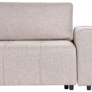 4 Corner Seater Sofa Bed | Fabric Upholstery | Light Brown | Storage & Thickly Padded | Modern Style - Sofa In Store