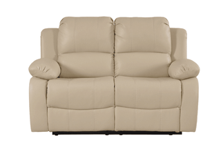 Valencia Cream Leather Recliner 2+2 Seater Sofa Set - Sofa In Store