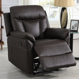 Vallejo Fabric Recliner 3+1+1 Seater Sofa Set In Dark Brown - Sofa In Store