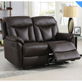 Vallejo Fabric Recliner 3+2 Seater Sofa Set In Dark Brown - Sofa In Store